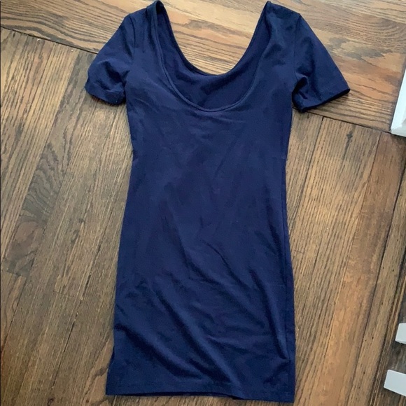 Navy blue body con dress - Picture 2 of 2